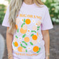 Go Big Orange Floral T-Shirt