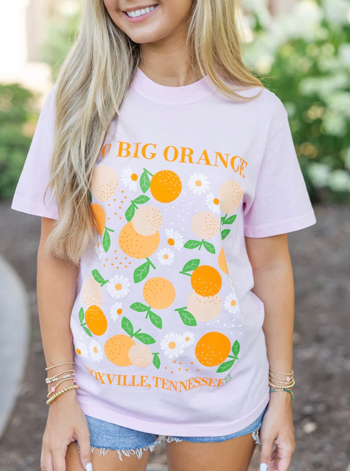Go Big Orange Floral T-Shirt
