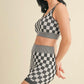 Midnight Checkered Set