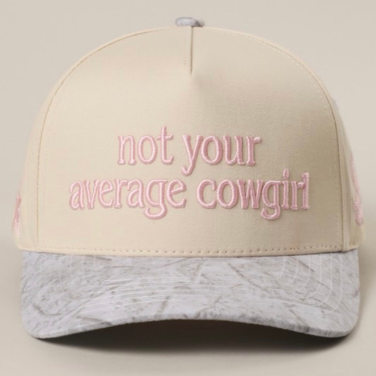 Not Your Average Cowgirl Camo Trucker Hat