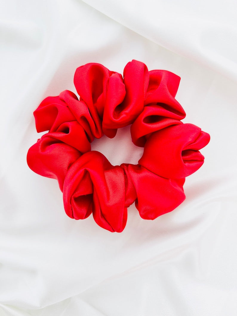 Jumbo Red Scrunchie