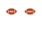 Football Stud Earrings