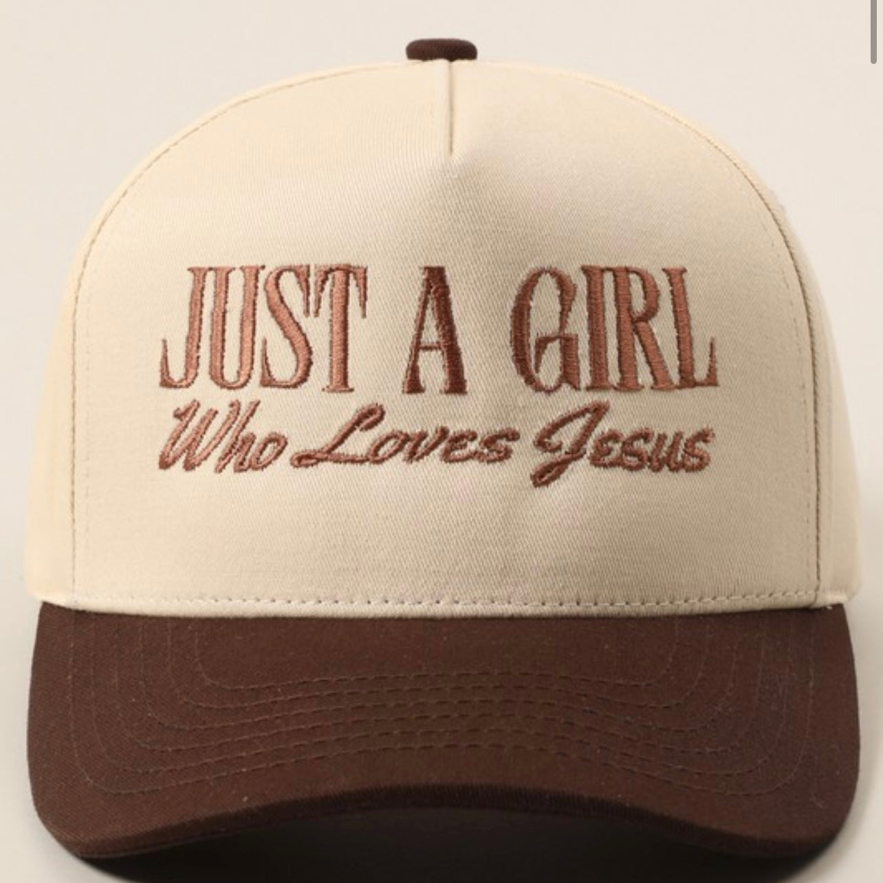 Just A Girl Who Loves Jesus Trucker Hat