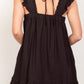 Dainty Girl Ruffle Sleeve Mini Dress