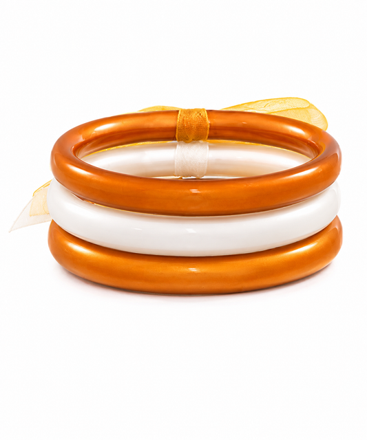 Gameday Thick Tube Jelly Bracelet Set (3)