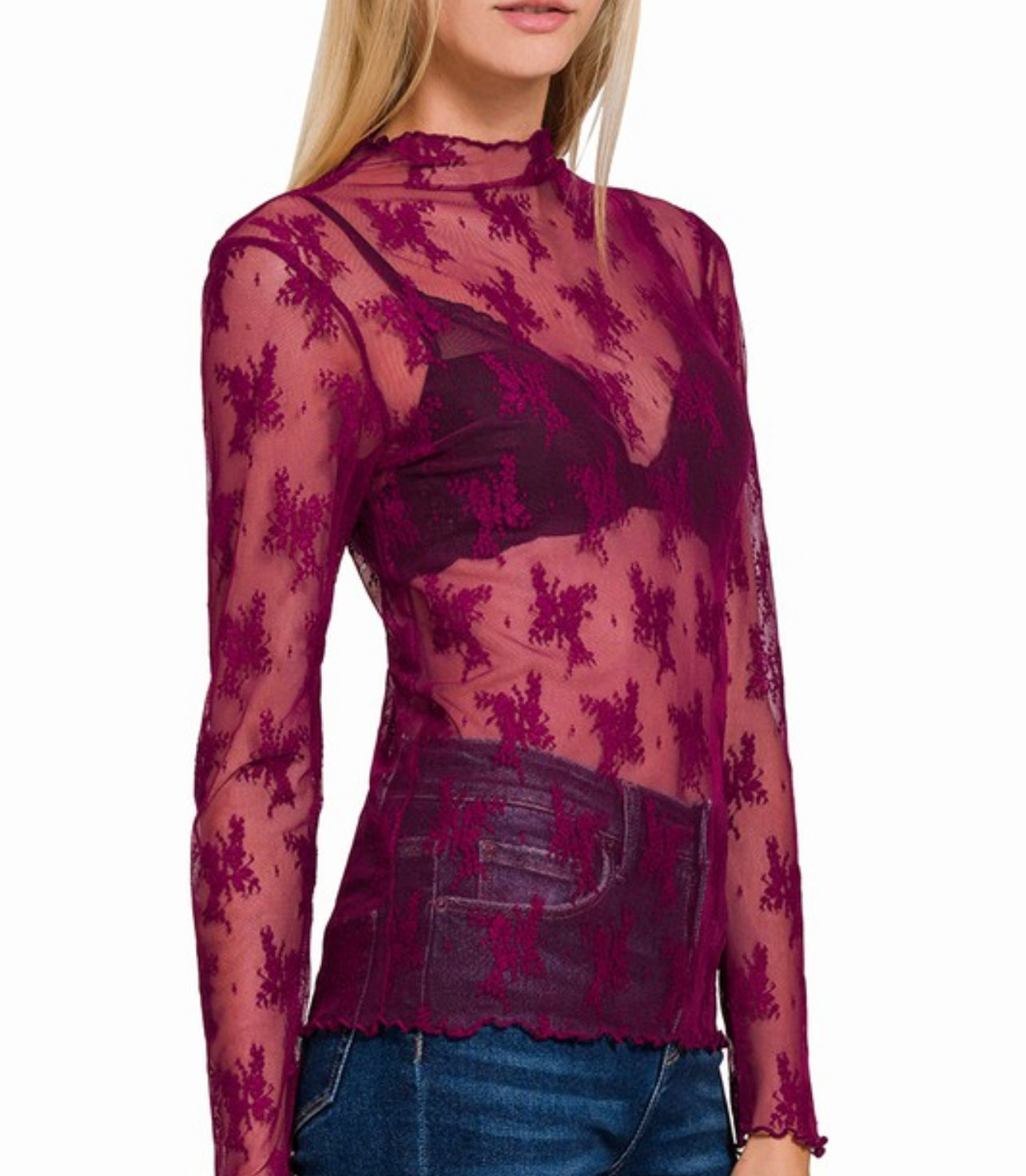 The Wanderlust Lace Layering Top