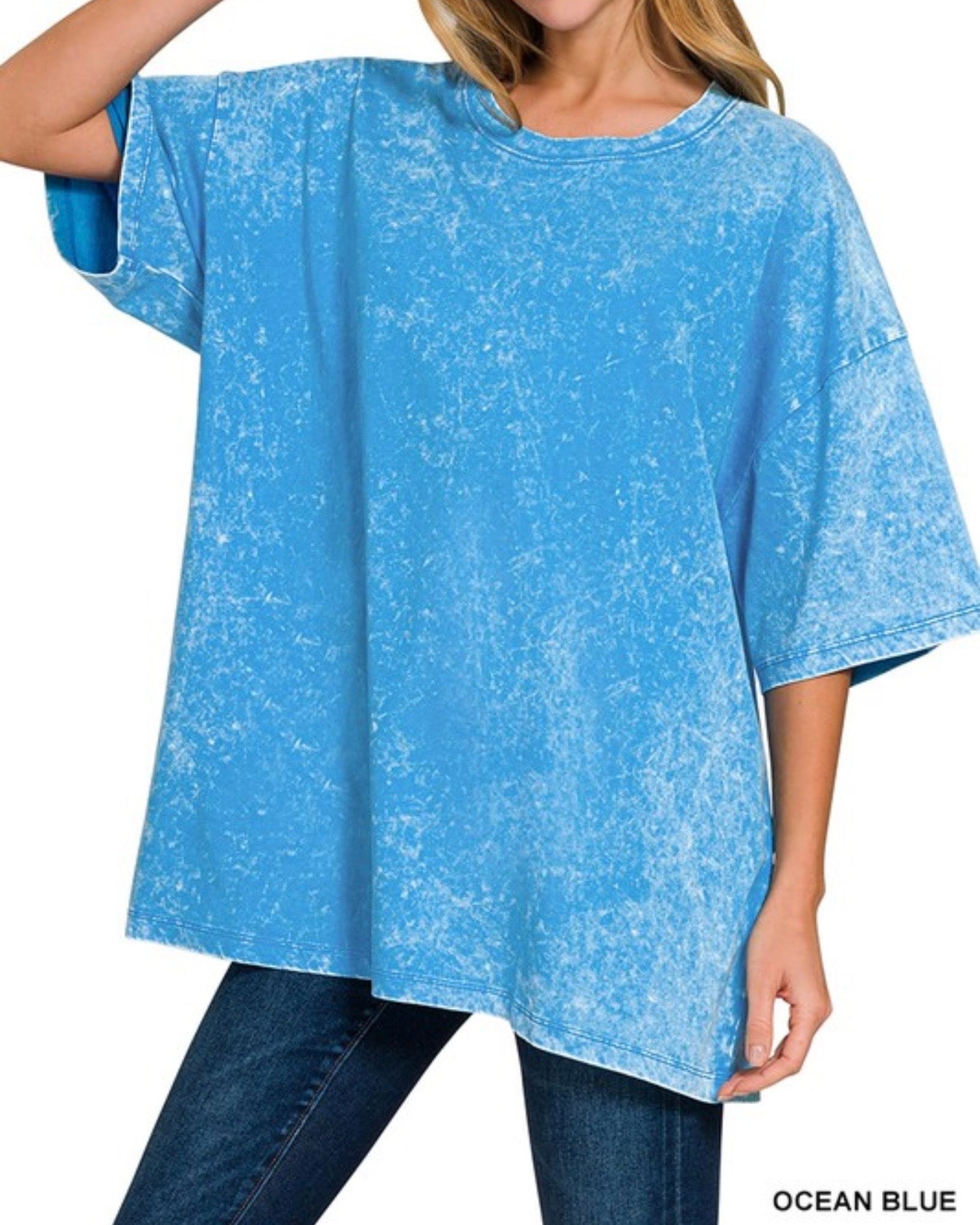 Not Your Boyfriends Oversized Washed Tee