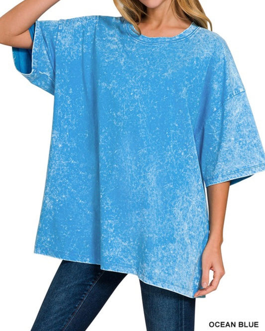 Not Your Boyfriends Oversized Washed Tee