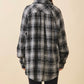 Harvest Mood Plaid Distressed Flannel Shirt