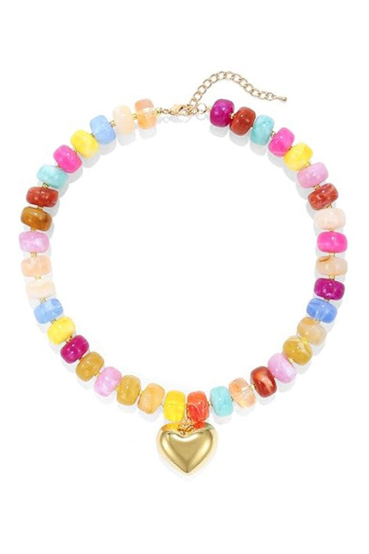 Heart and Soul Beaded Necklace